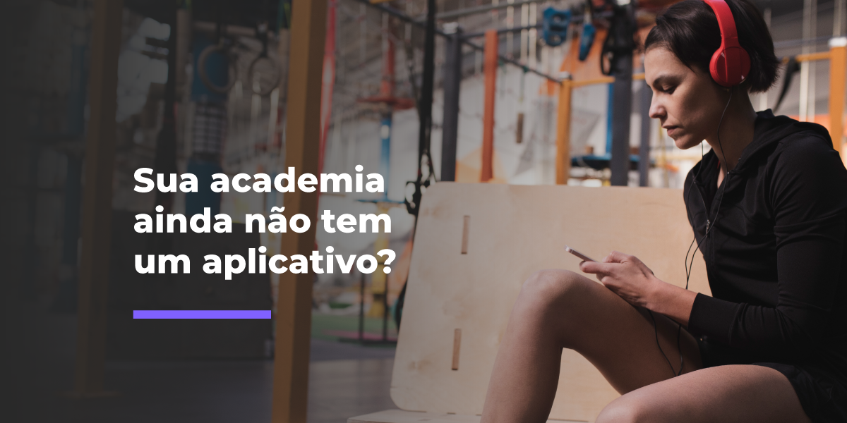 Aplicativo de academia mostrando treino e evolução do aluno no celular.