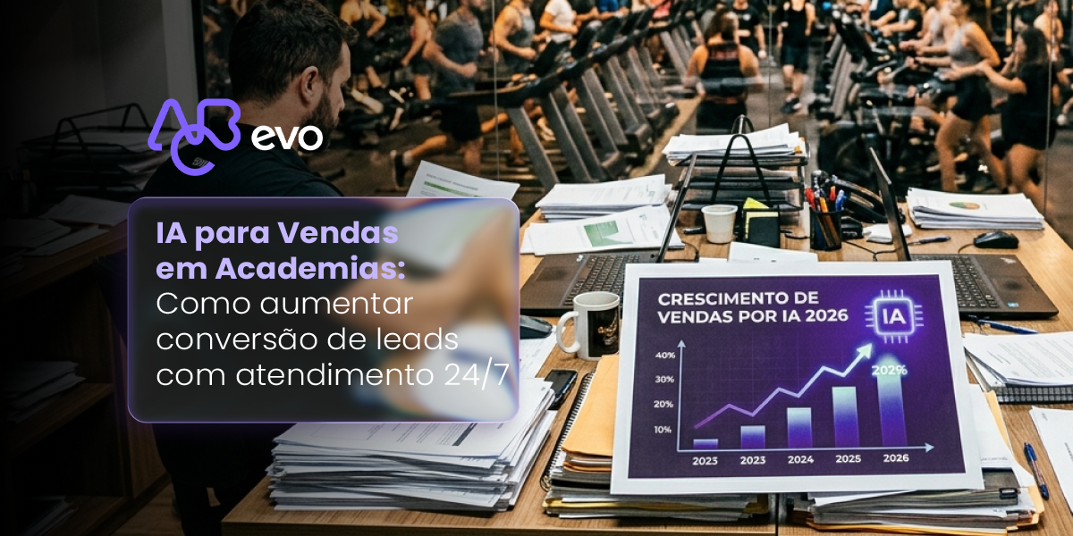 Agente de IA de vendas para academias atendendo leads e automatizando o processo comercial